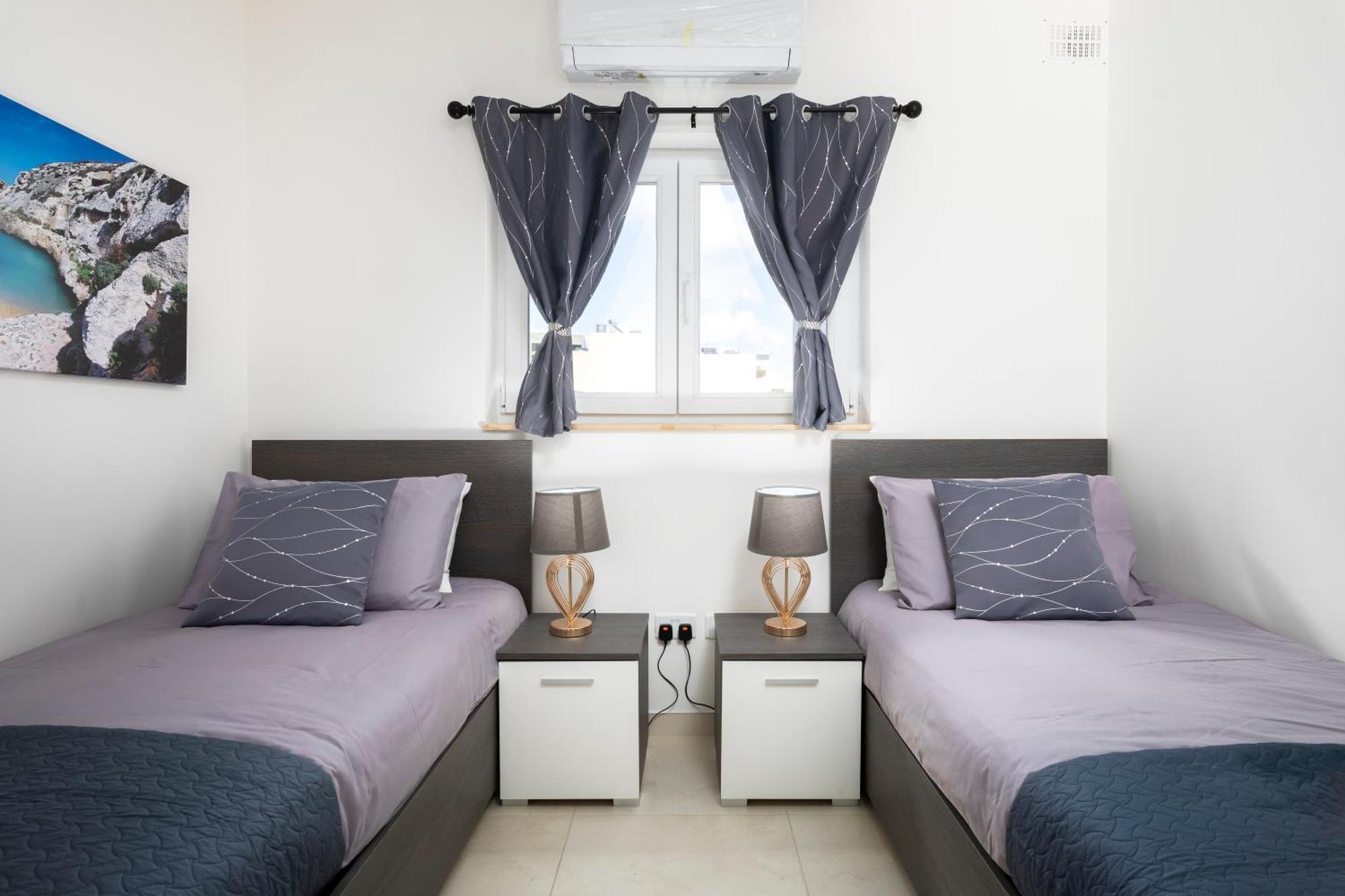 Modern & Spacious 2Br Apartment With Country Views - Close To Xemxija Bay Сент-Полс-Бей Экстерьер фото